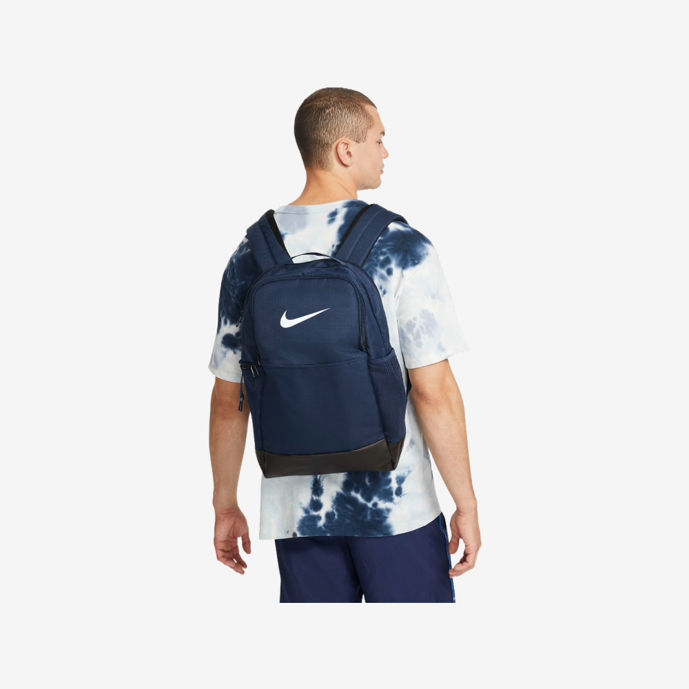 NIKE SPORTSWEAR BRASILIA BACKPACK BA5954-410 Midnight Navy/Black/White 25L
