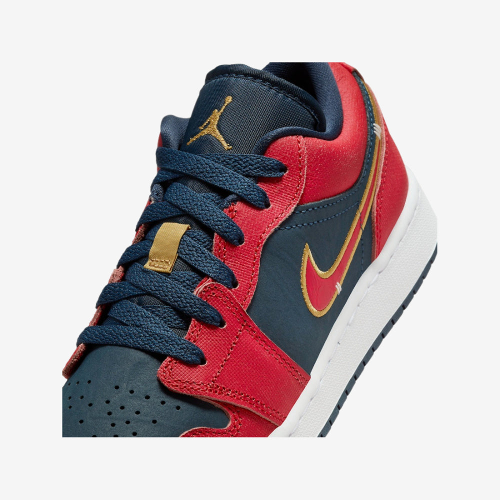 Nike Air Jordan 1 Low SE GS Grade School Trainers Sneakers Fashion Shoes