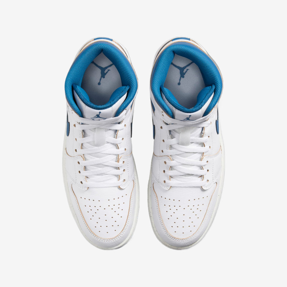 Nike Air Jordan 1 Mid Men's Trainers Sneakers Basketball Fashion Leather Shoes