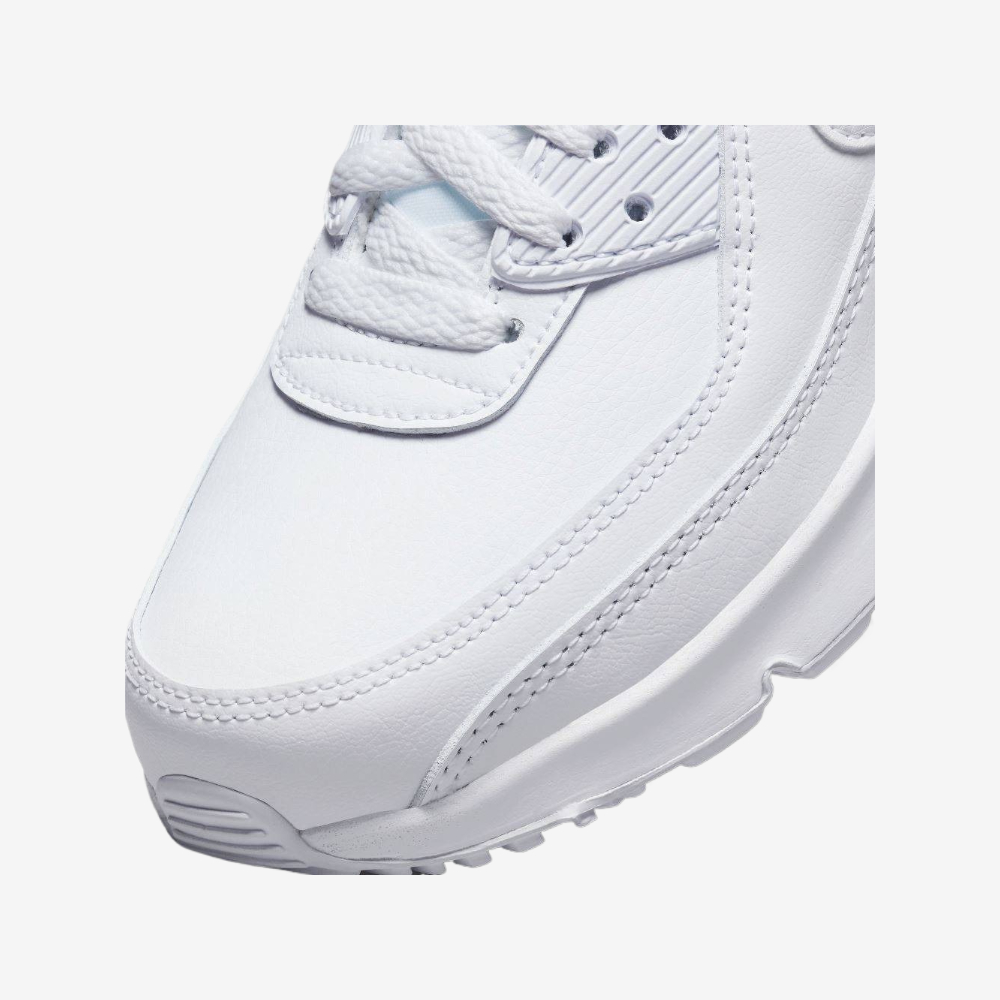 Zapatillas de deporte de cuero Nike Air Max 90 LTR GS Zapatos de moda