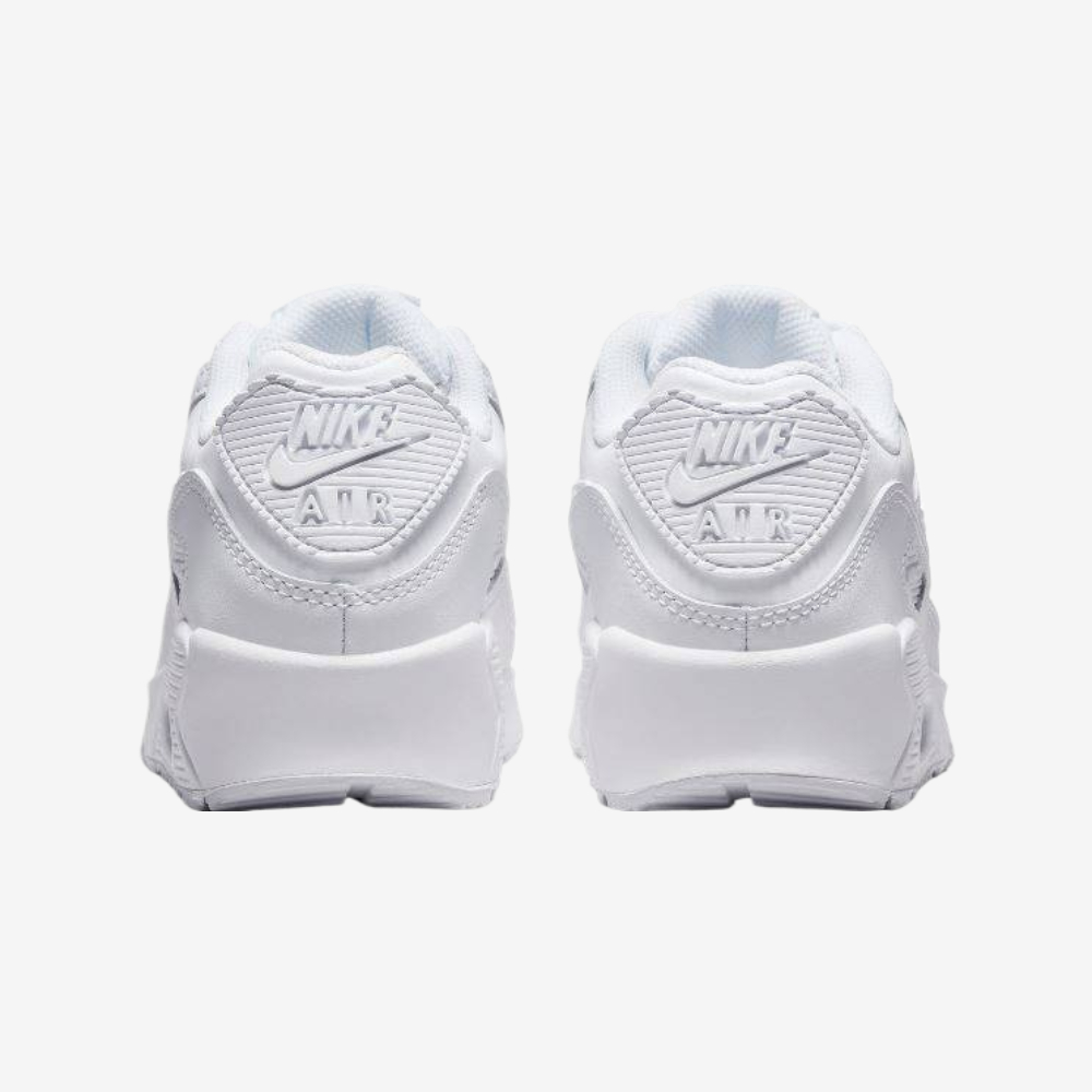 Zapatillas de deporte de cuero Nike Air Max 90 LTR GS Zapatos de moda