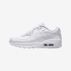 Zapatillas de deporte de cuero Nike Air Max 90 LTR GS Zapatos de moda