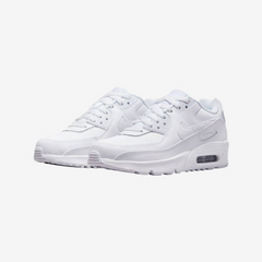 Zapatillas de deporte de cuero Nike Air Max 90 LTR GS Zapatos de moda